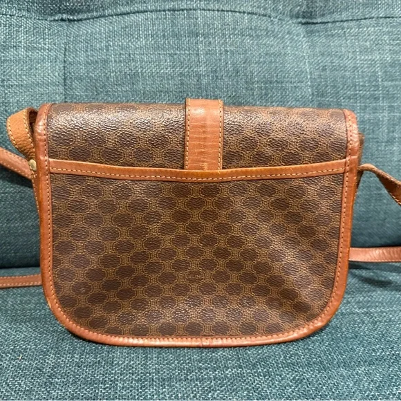 Celine Brown Patterned Crossbody Bag - Picture 3 of 15